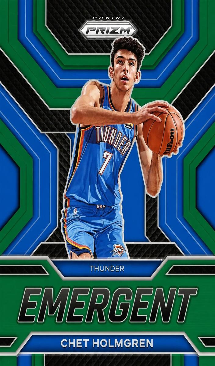 2022 Panini Prizm Basketball Green Chet Holmgren #16 PSA 9