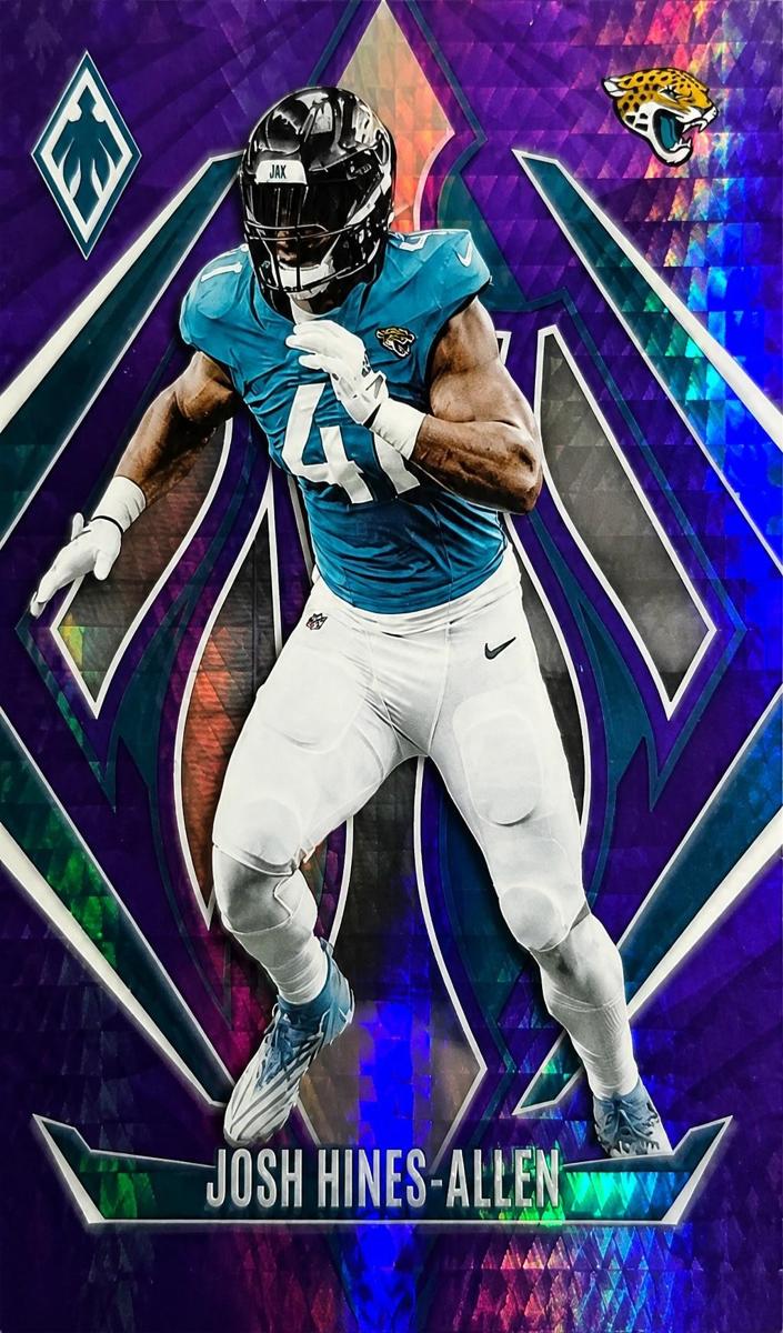 2024 Panini Phoenix Football Purple Hyper Josh Hines-Allen #88