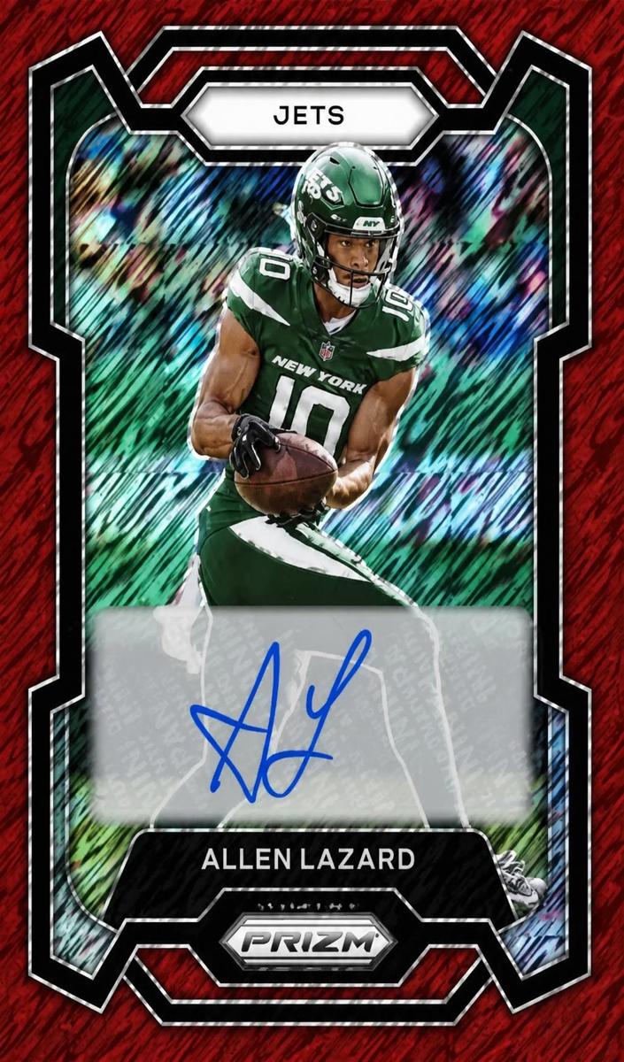 2023 Panini Prizm Football Red Shimmer Allen Lazard #229