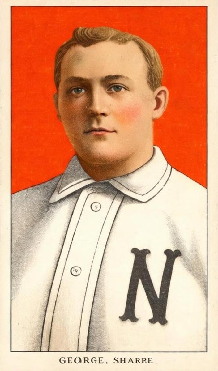 1909-11 T206 Baseball Bud Sharpe #NNO PSA 4.5