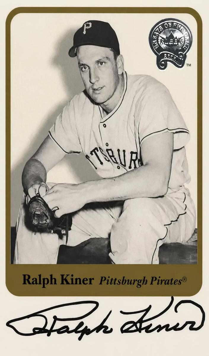 2001 Fleer Greats of the Game Baseball Ralph Kiner #NNO