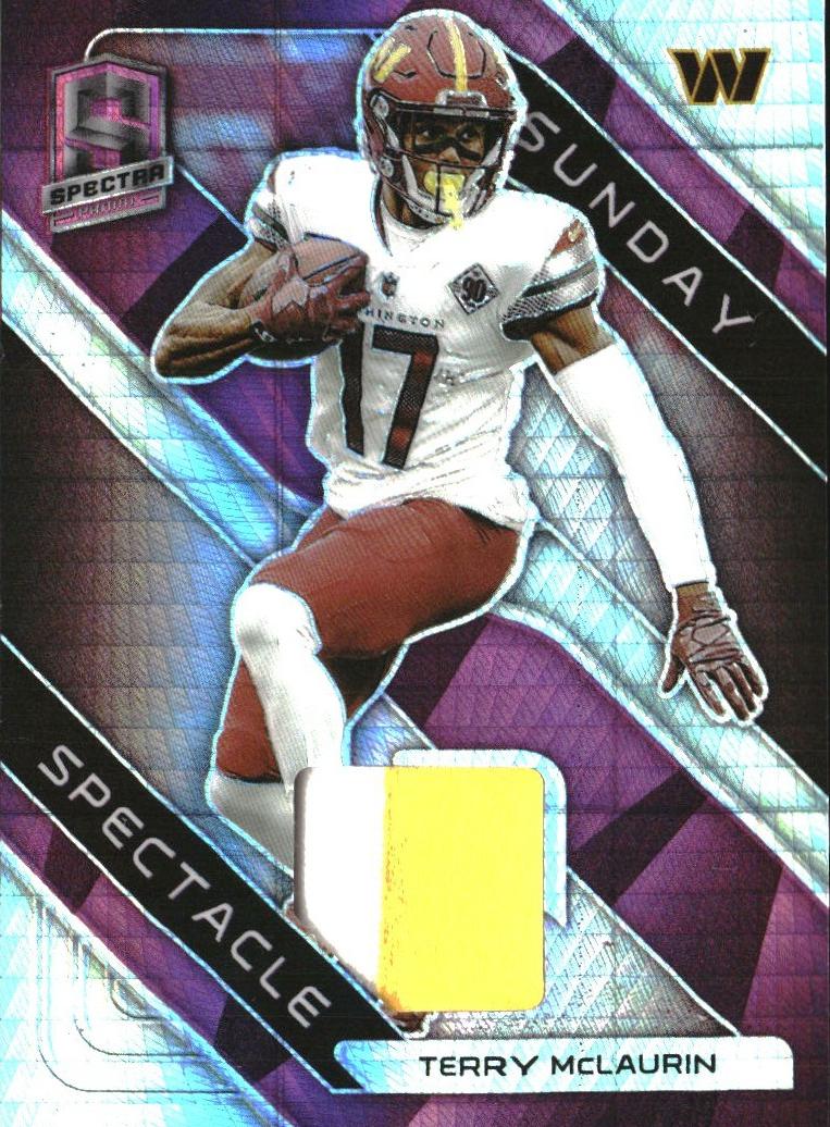 2023 Panini Spectra Football Neon Pink Terry McLaurin #SS-TMC