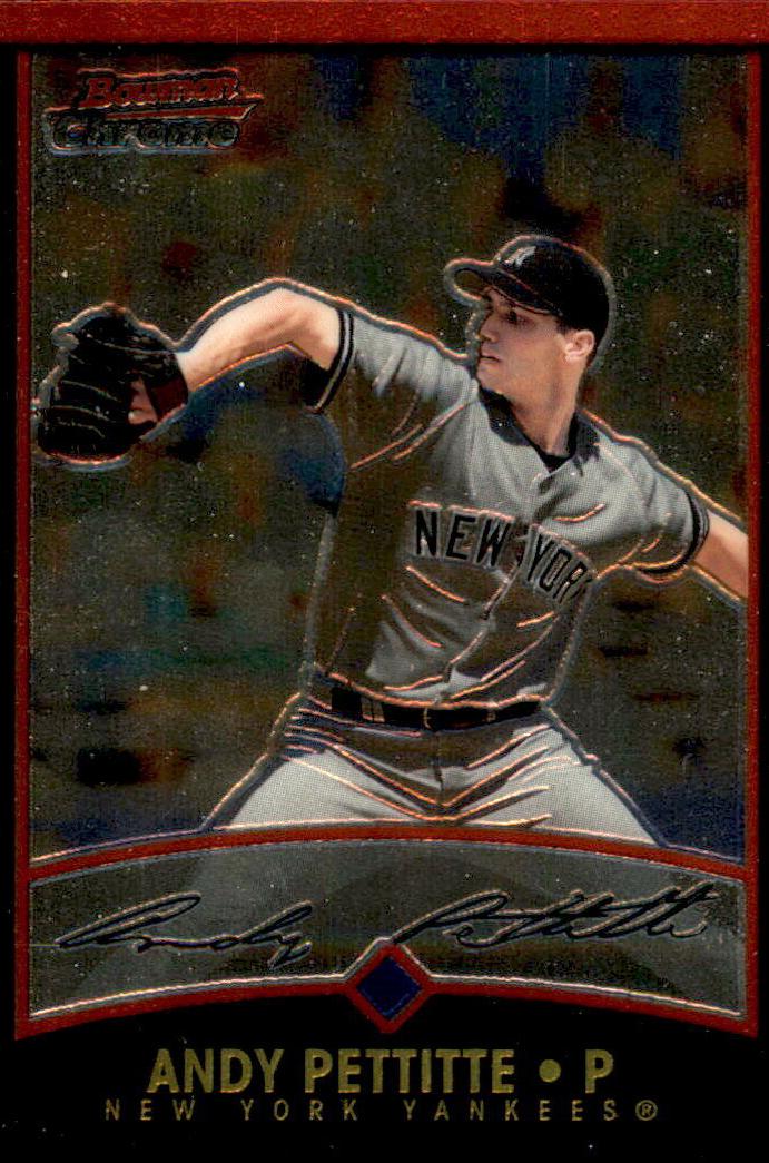 2001 Bowman Chrome Baseball Andy Pettitte #106