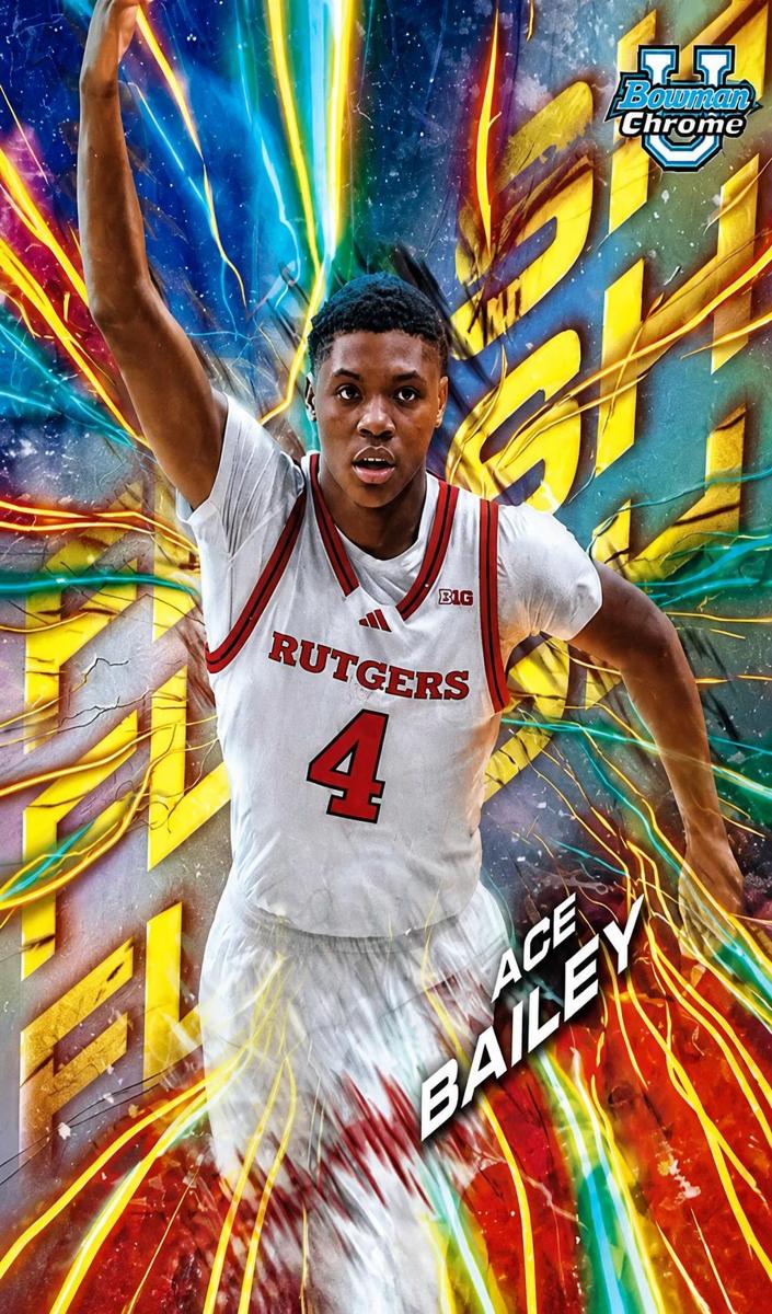 2024 Bowman Chrome University Basketball Stealth Refractor Ace Bailey #FL-2 PSA 10