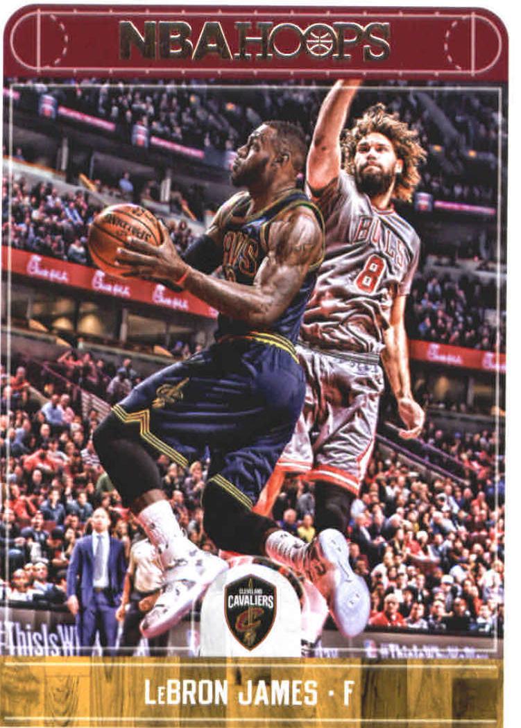 2017 Panini Hoops Basketball LeBron James #25