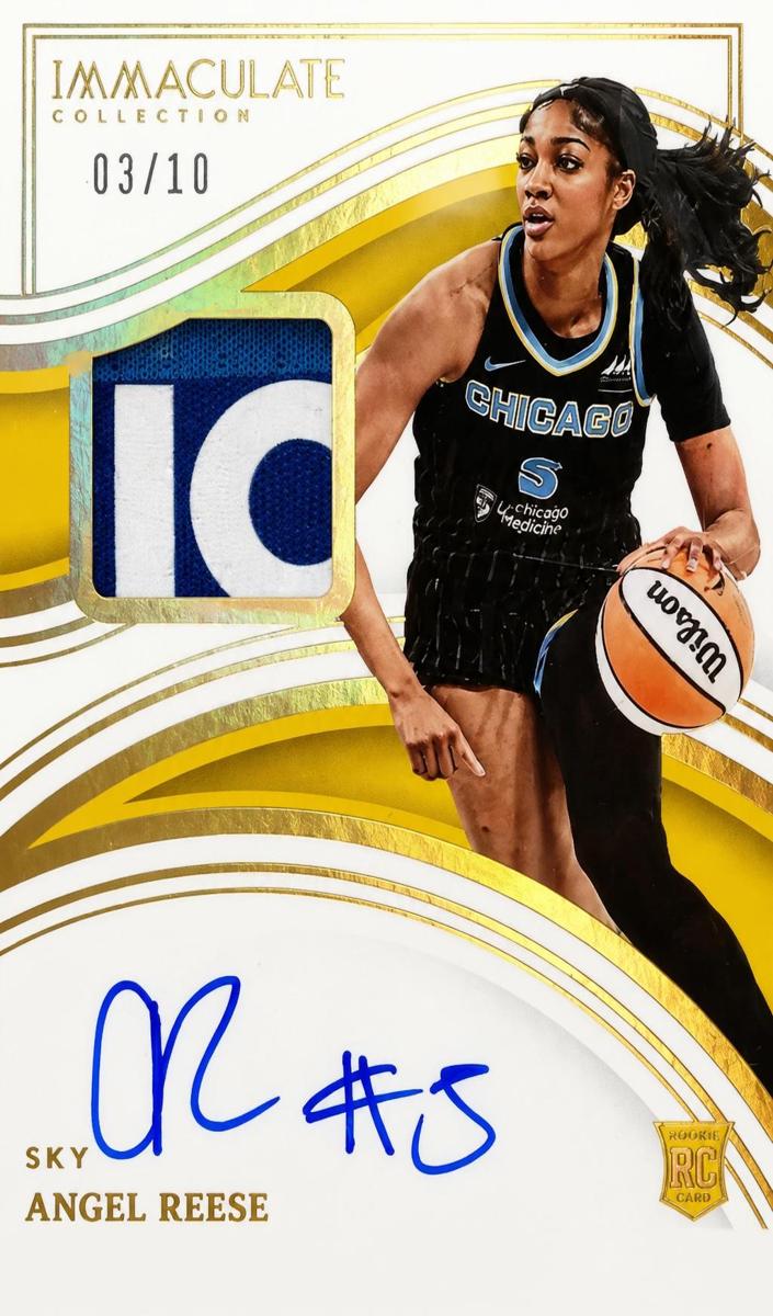 2024 Panini Rookie Royalty WNBA Basketball Holo Gold Angel Reese #RPA-AR