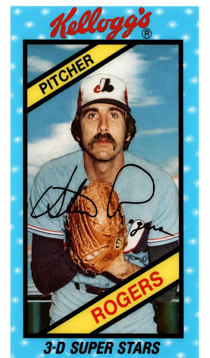 1980 Kellogg's 3-D Superstars Baseball Steve Rogers #8