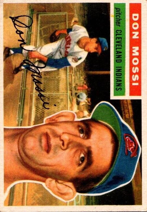 1956 Topps Baseball Don Mossi #39 PSA 7