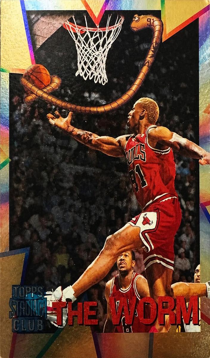1996 Topps Stadium Club Basketball Members Only Dennis Rodman #MH1