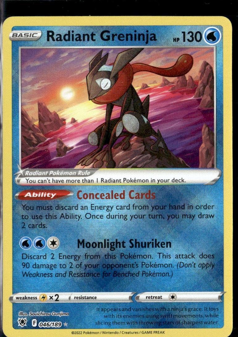 2022 Pokemon Astral Radiance Radiant Greninja #46 PSA 10
