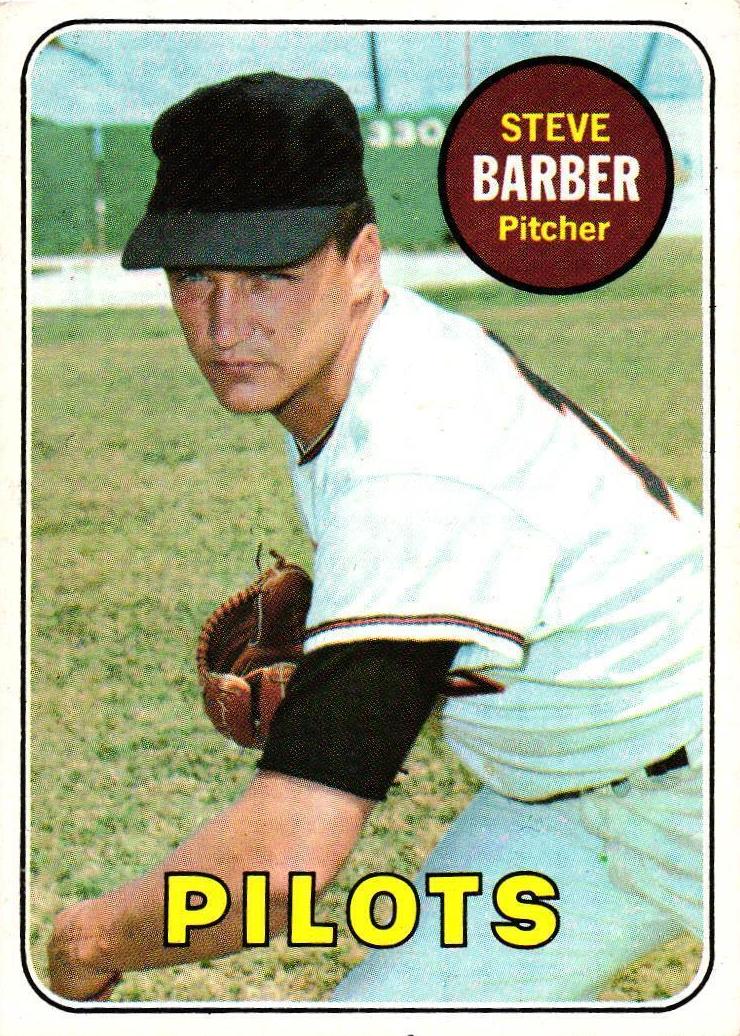1969 Topps Baseball Steve Barber #233