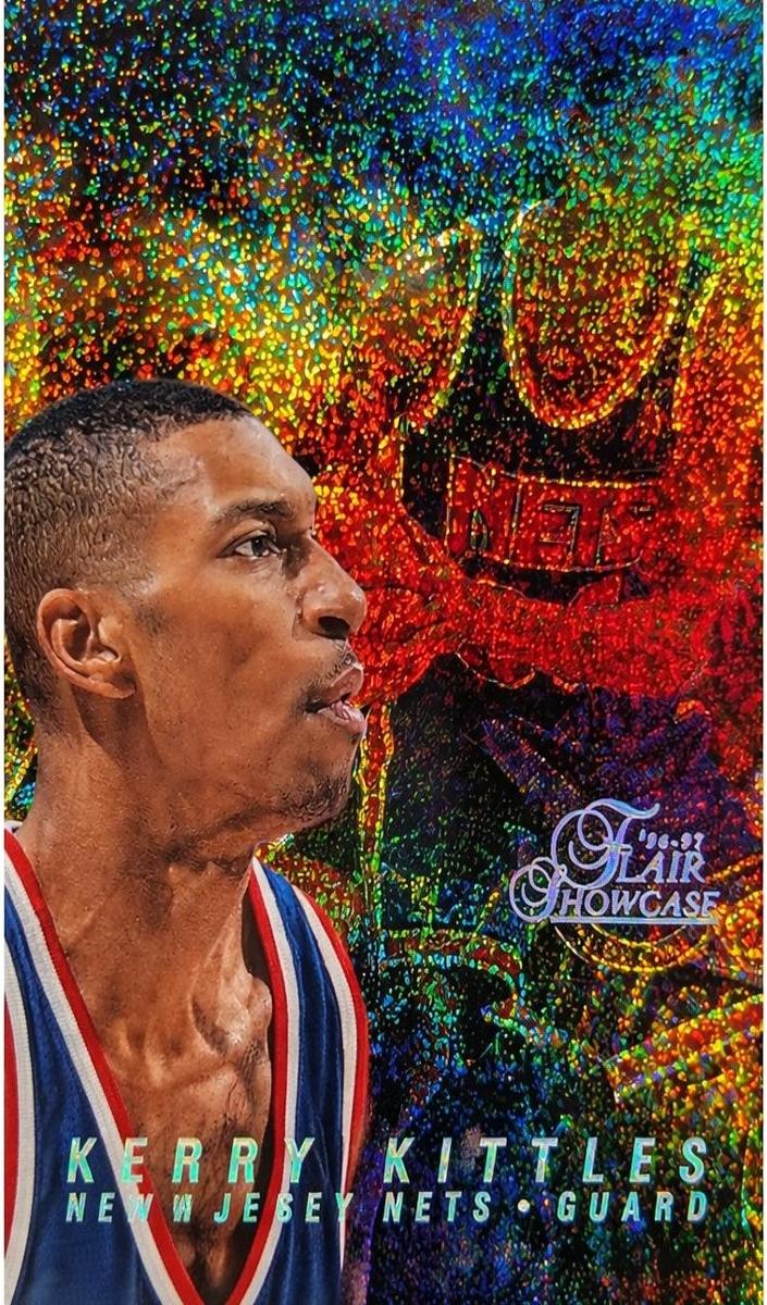 1996 Flair Showcase Basketball Row 0 Kerry Kittles #8 PSA 9
