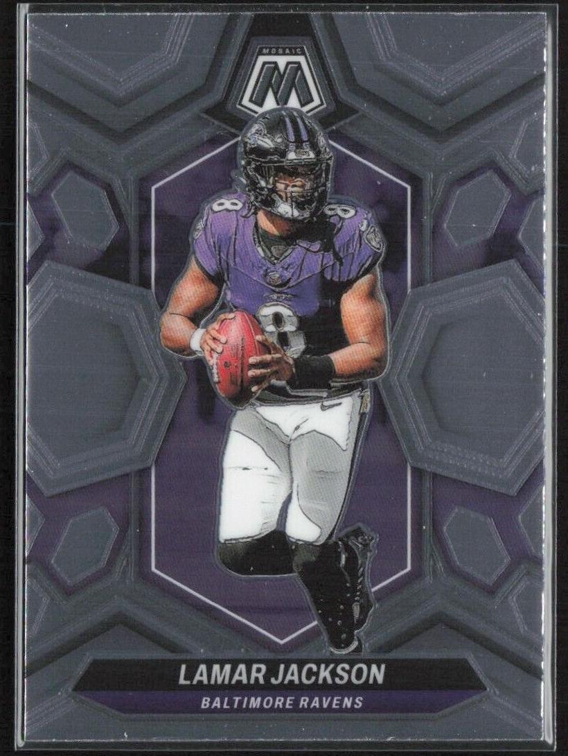 2024 Panini Mosaic Football Lamar Jackson #15 SGC 9.5