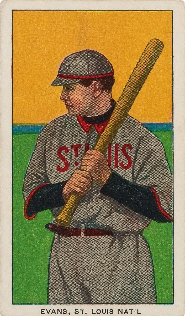 1909-11 T206 Baseball Steve Evans #NNO