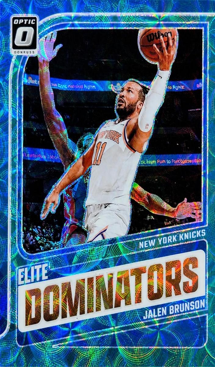 2024 Donruss Optic Basketball Green International Jalen Brunson #20