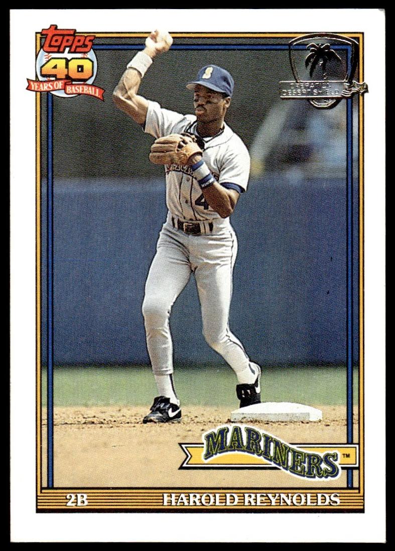 1991 Topps Baseball Harold Reynolds #260 PSA 8.5