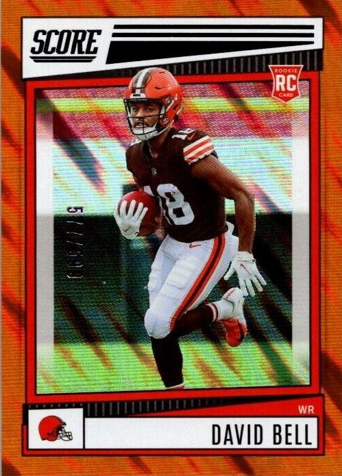 2022 Panini Score Football Lava David Bell #382