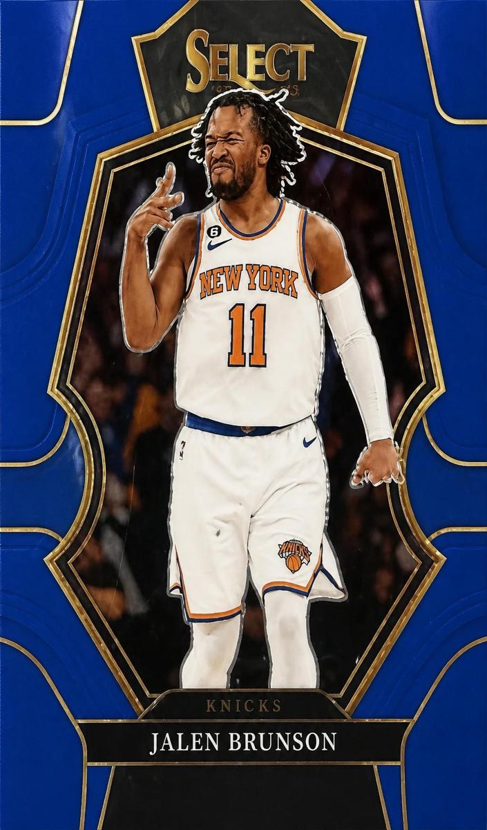 2022 Panini Select Basketball Blue Retail Jalen Brunson #122