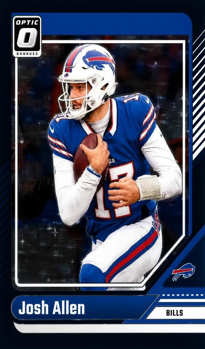2024 Donruss Optic Football Purple Stars Josh Allen #19