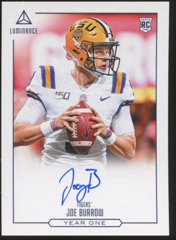 2020 Panini Luminance Football Joe Burrow #YO-JB