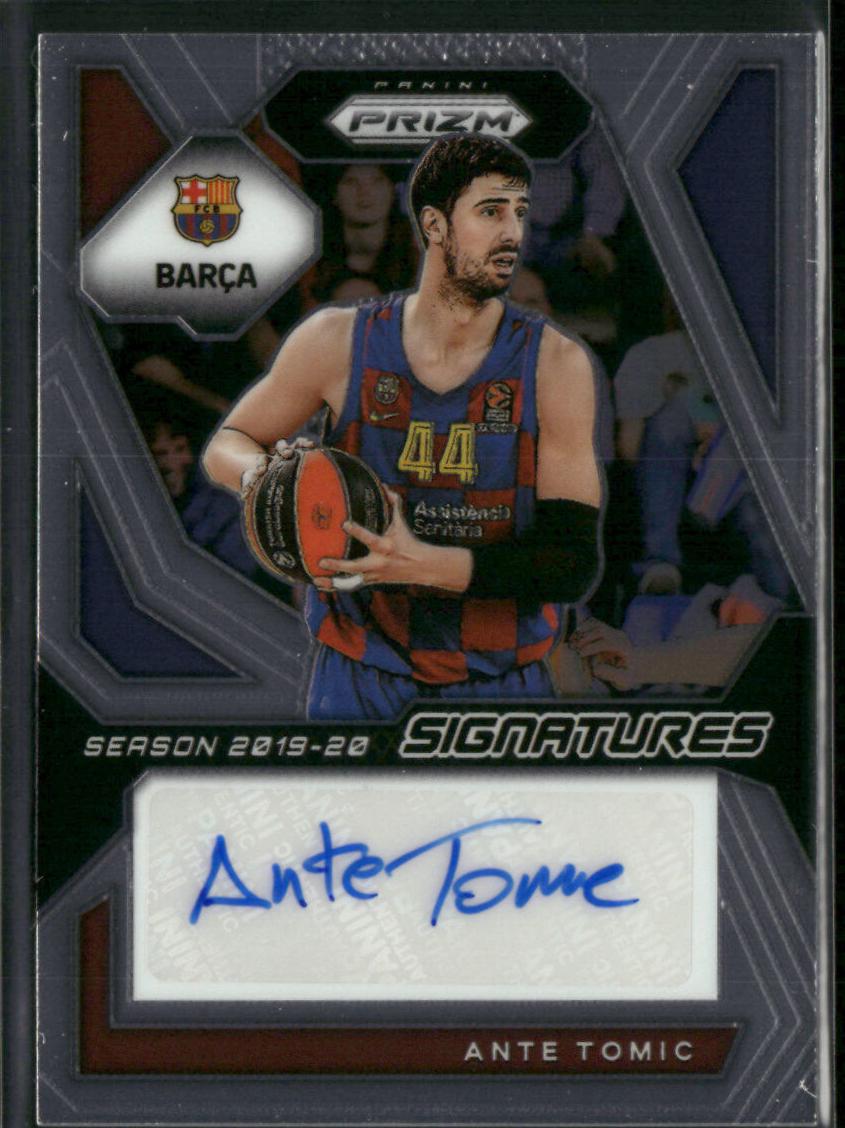 2023 Panini Prizm Turkish Airlines EuroLeague Basketball Ante Tomic #SI-TOM