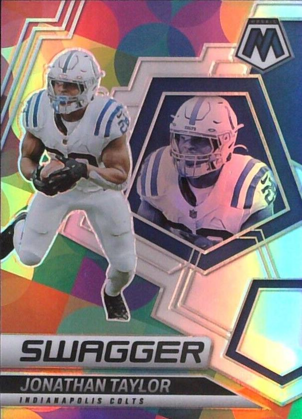 2022 Panini Mosaic Football Silver Jonathan Taylor #SW-8 SGC 9.5