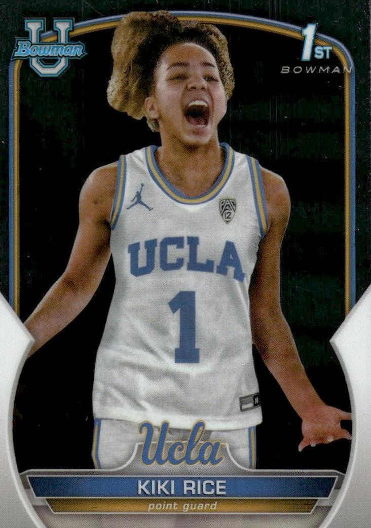 2022 Bowman Chrome University Basketball Base Kiki Rice #24