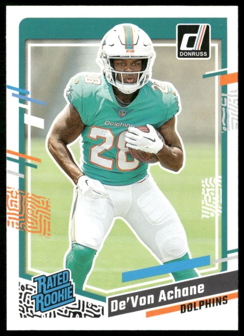2023 Panini Donruss Football De'Von Achane #365 PSA 10