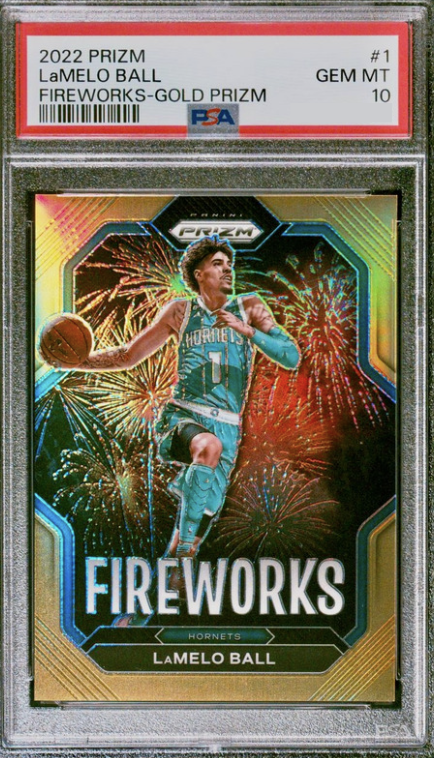2022 Panini Prizm Basketball Gold LaMelo Ball #1