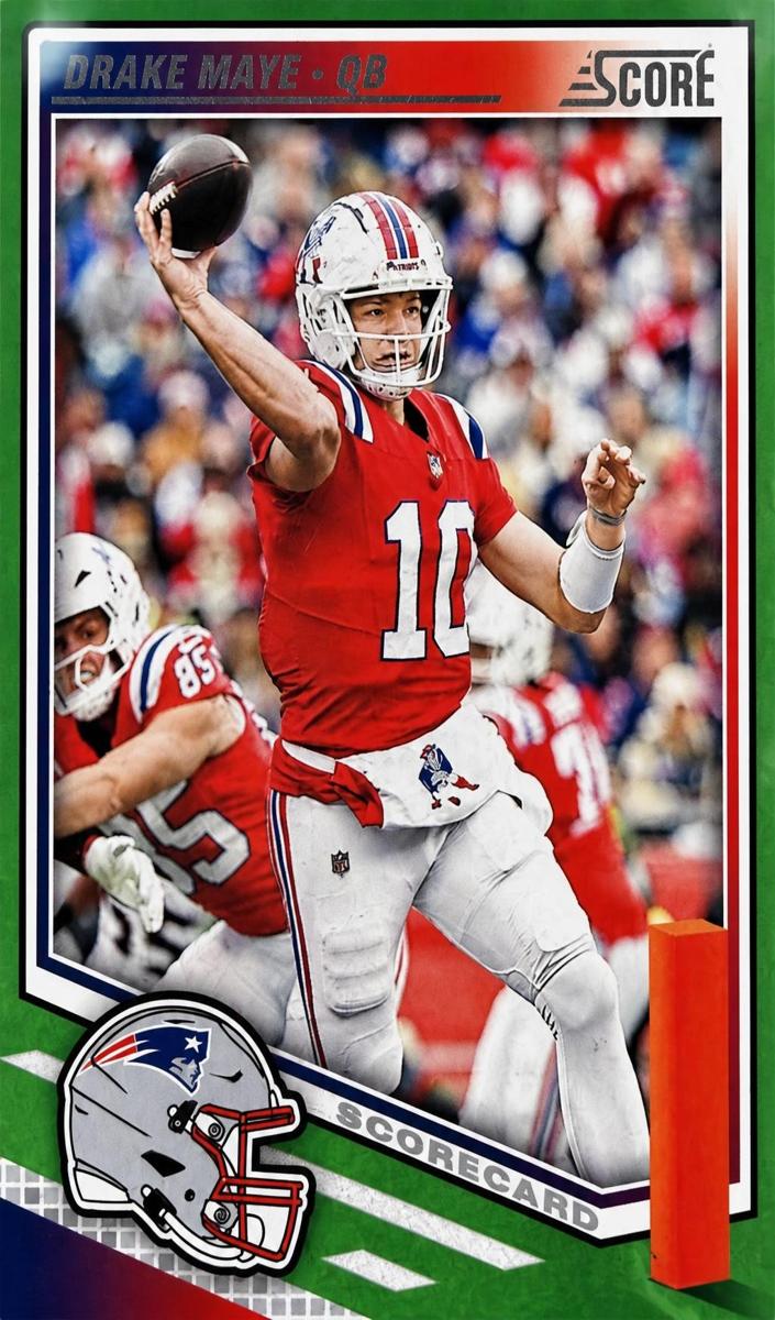 2025 Panini Score Football Scorecard Drake Maye #27