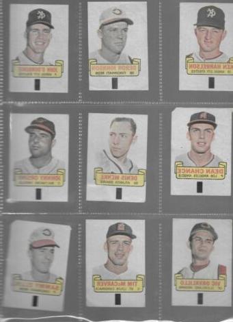 1966 Topps Rub-Offs Baseball Dean Chance #NNO PSA 9