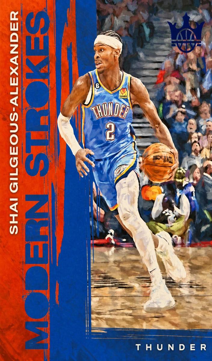 2023 Panini Court Kings Basketball Amethyst Shai Gilgeous-Alexander #29
