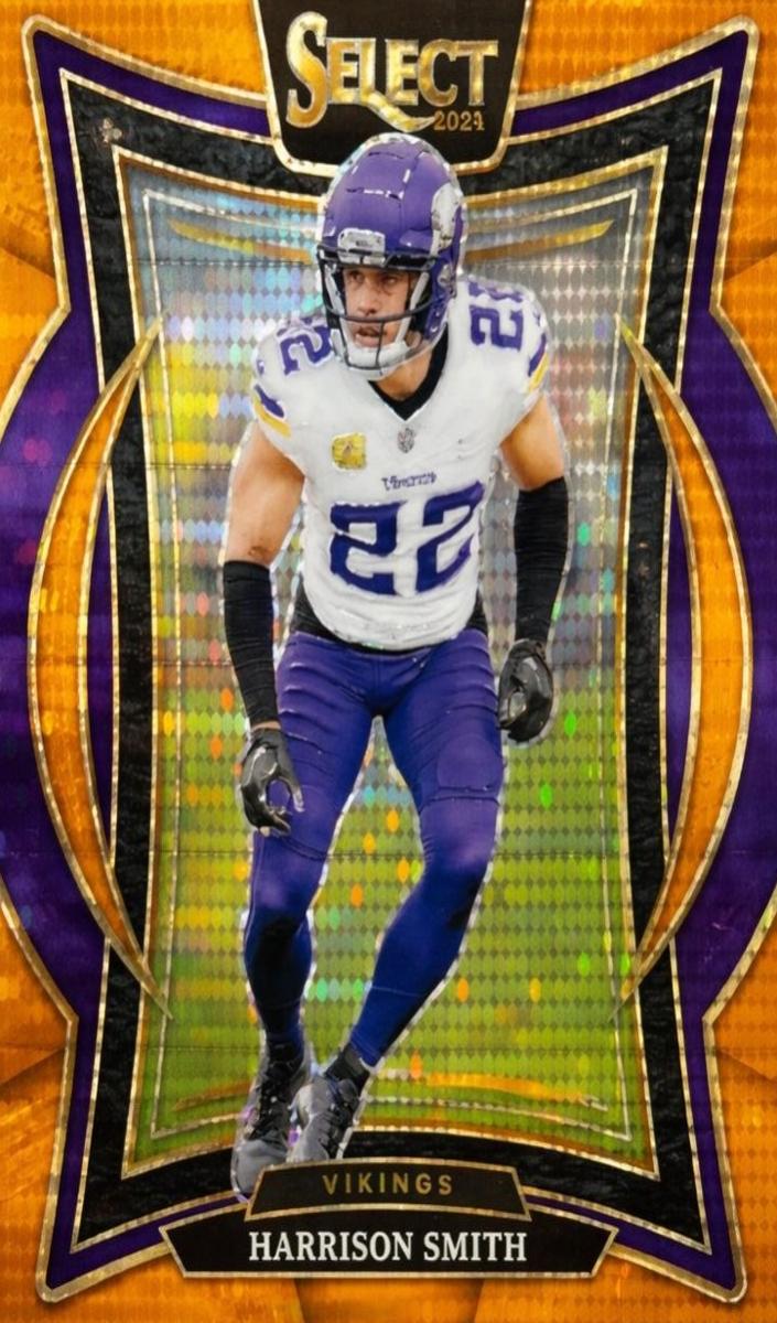 2024 Panini Select Football Neon Orange Pulsar Harrison Smith #59