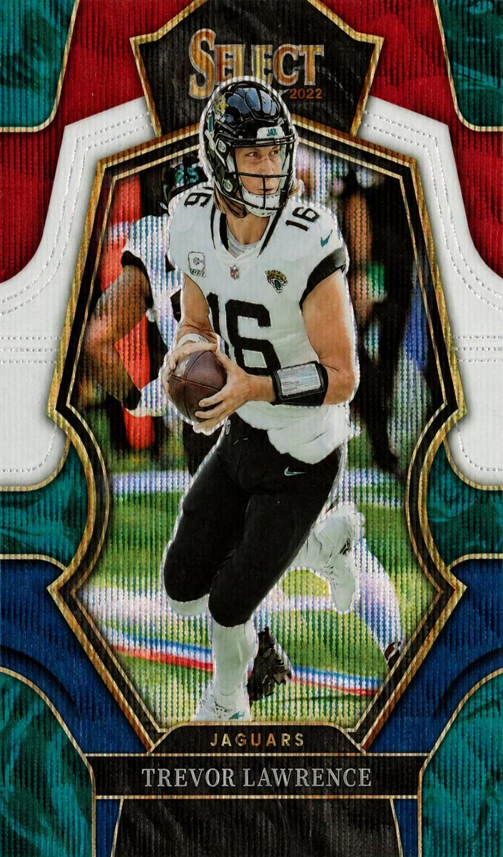 2022 Panini Select Football Tri-Color Trevor Lawrence #145