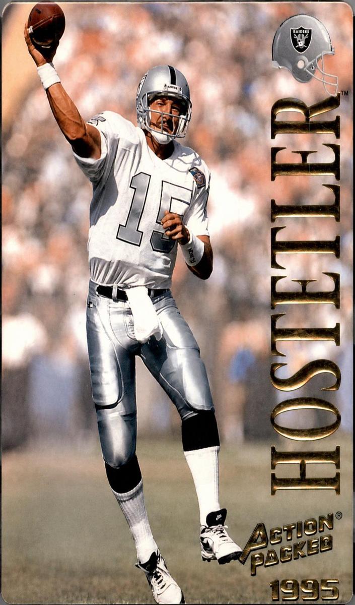 1995 Action Packed Football Jeff Hostetler #33