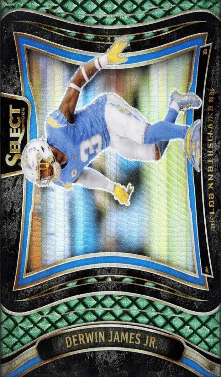 2024 Panini Select Football Dragon Scale Derwin James Jr. #331