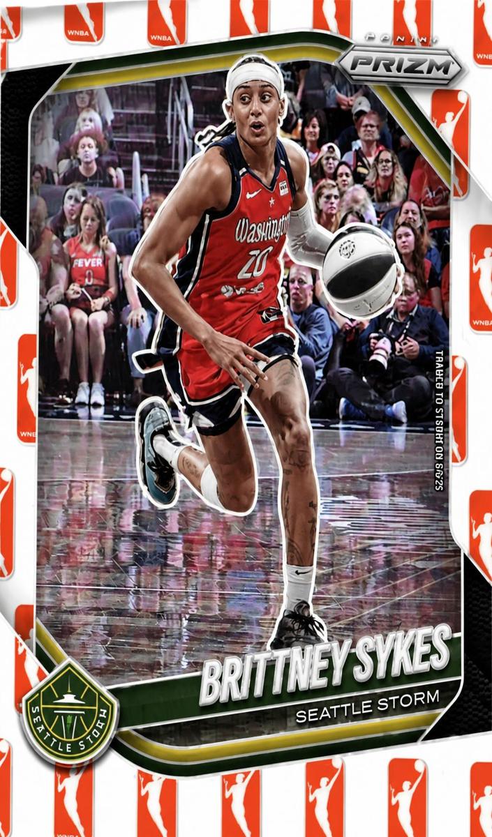 2025 Panini Prizm WNBA Basketball WNBA Logo Brittney Sykes #121