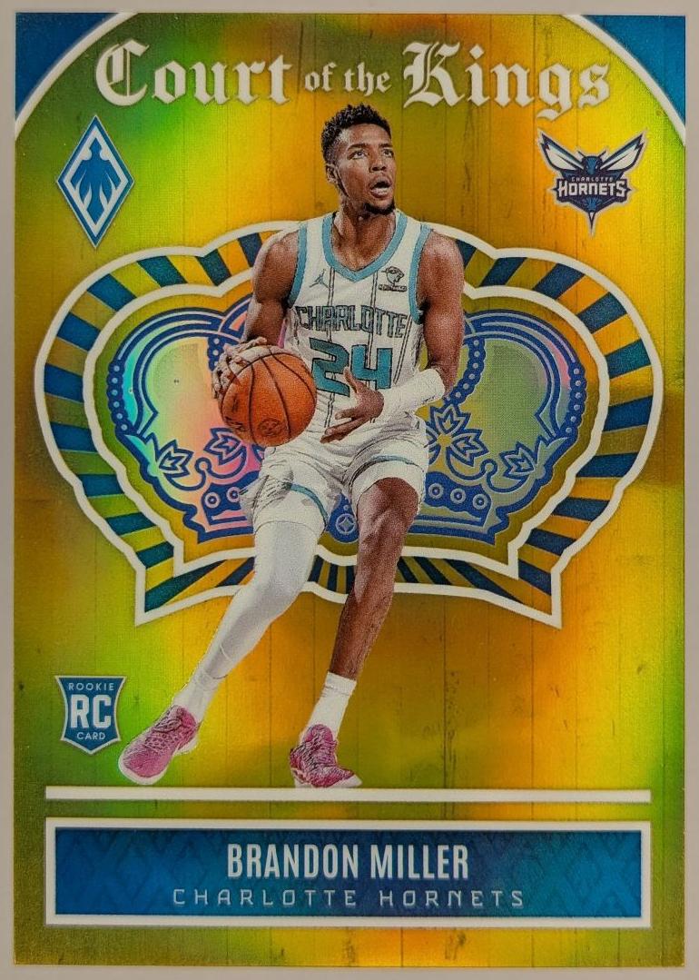 2023 Panini Phoenix Basketball Gold Brandon Miller #10