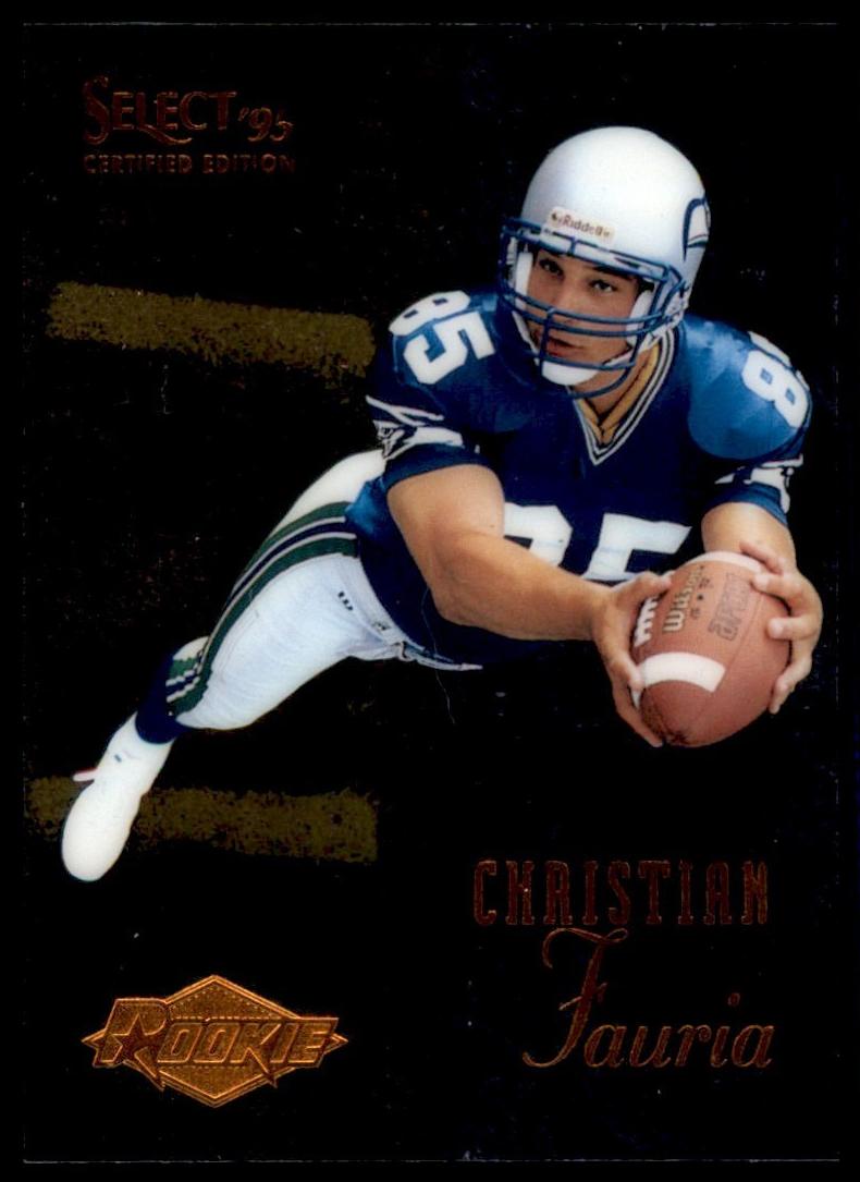 1995 Select Certified Football Christian Fauria #108