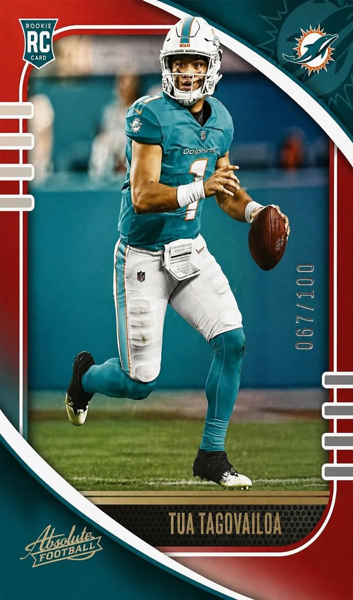 2020 Panini Absolute Football Red Tua Tagovailoa #194