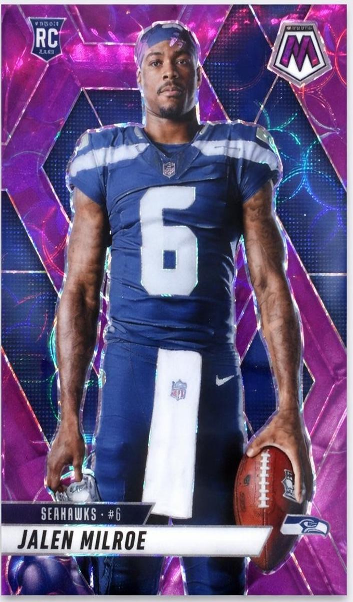 2025 Panini Mosaic Football Purple Scope Jalen Milroe #283