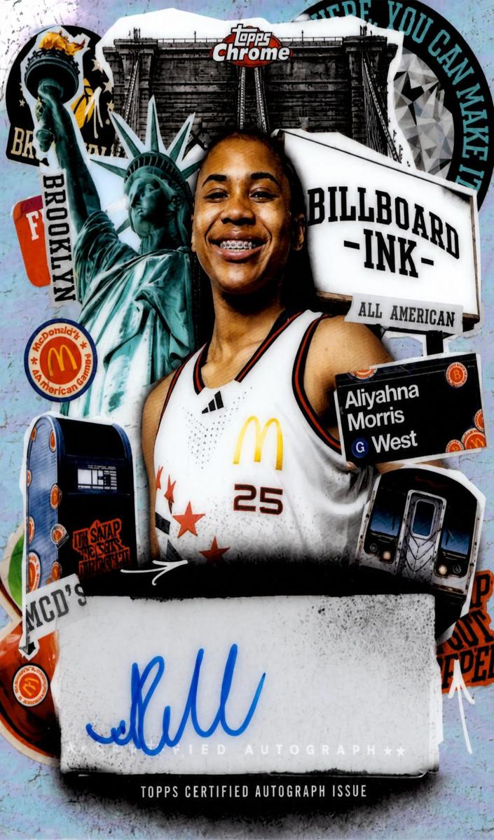 2025 Topps Chrome McDonald's All American Basketball Aliyahna Morris #BI-AMO