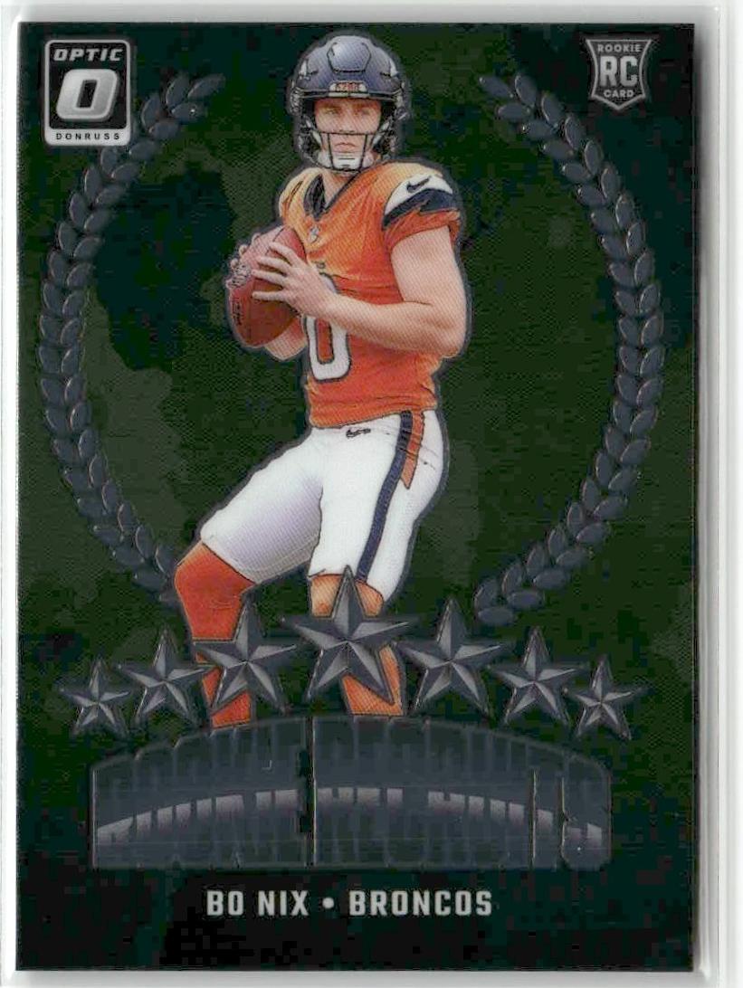 2024 Donruss Optic Football Bo Nix #4 PSA 10