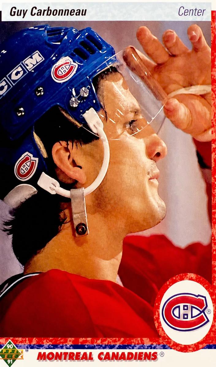 1990 Upper Deck Hockey Guy Carbonneau #188 PSA 9