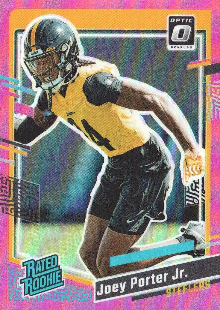 2023 Panini Donruss Football Pink Joey Porter Jr. #386
