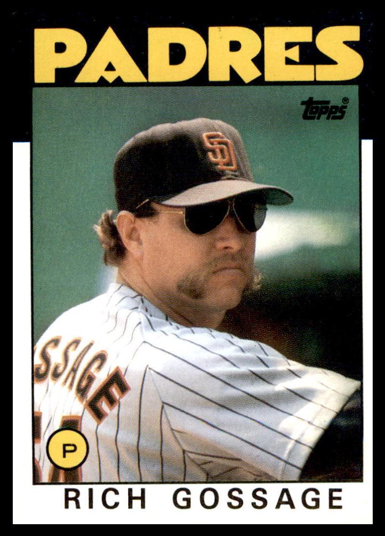1986 Topps Baseball Rich Gossage #530