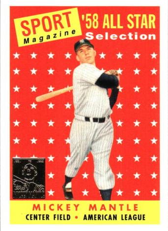 1997 Topps Baseball Mickey Mantle #25 PSA 9