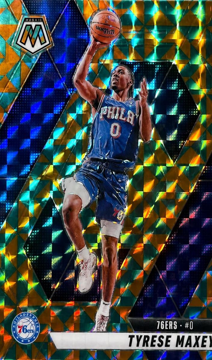 2024 Panini Mosaic Basketball Tessellation Tyrese Maxey #23