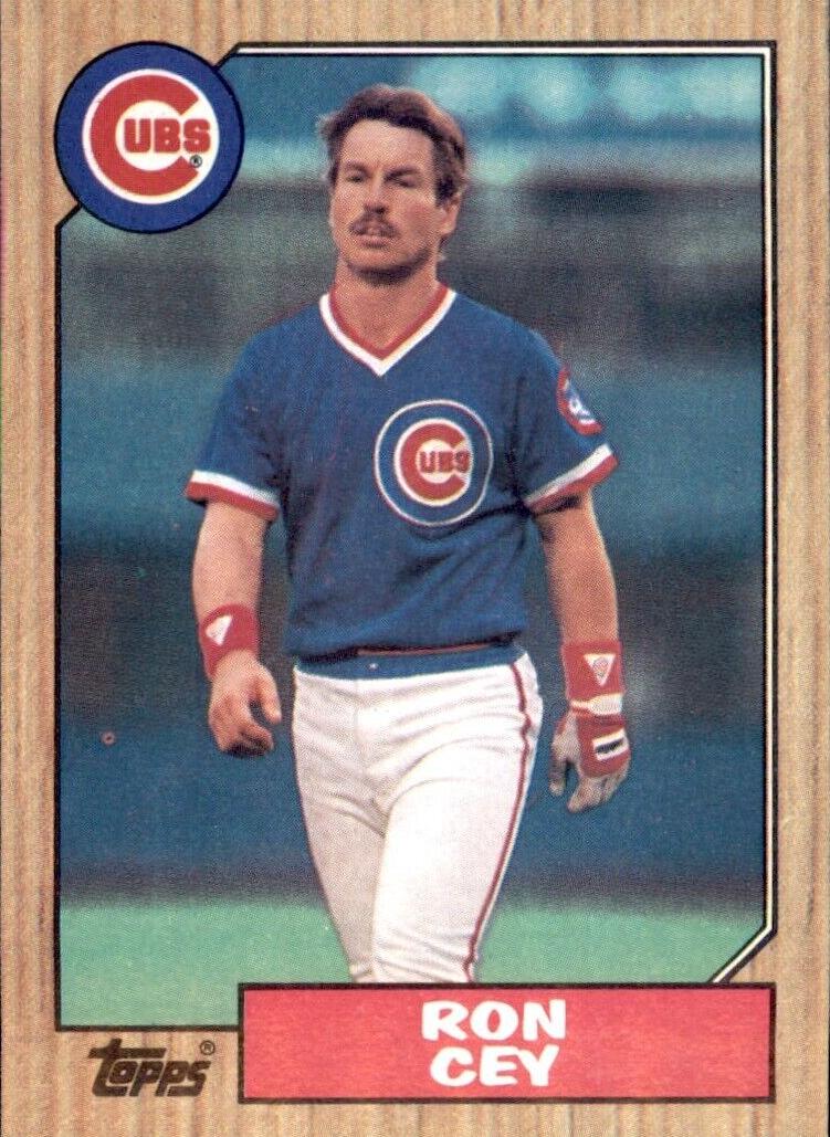 1987 Topps Baseball Ron Cey #767 PSA 9