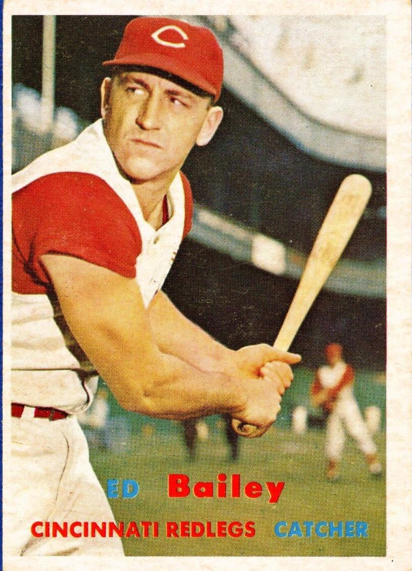 1957 Topps Baseball Ed Bailey #128